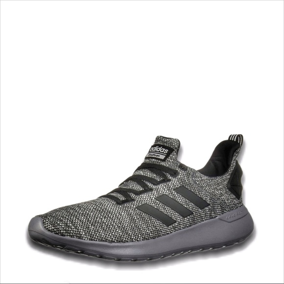 adidas Men’s Lite Racer Running Shoes Grey Black - Picture 5 of 10